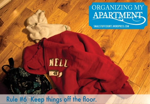 7 easy tips for organizing an apartment bedroom via The Small Stuff Counts Blog
