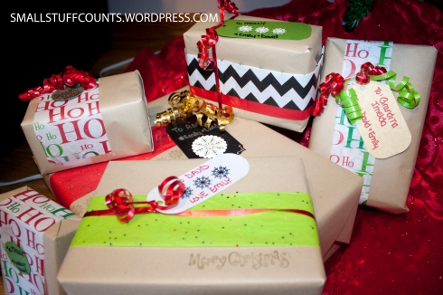 Tips for hassle-free wrapping via The Small Stuff Counts Blog